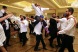 Men dance at Chaya Zippel and Rabbi Mendy Cohen's traditional Hasidic wedding at the Grand America Hotel in Salt Lake City on Monday, Sept. 12, 2016. Men and women celebrate separately.