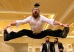 Nochum Greenwald dances during Chaya Zippel and Rabbi Mendy Cohen's traditional Hasidic wedding at the Grand America Hotel in Salt Lake City on Monday, Sept. 12, 2016. Men and women celebrate separately.